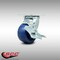 Service Caster 4 Inch Stainless Steel Solid Poly Swivel Caster with Roller Bearing and Brake SCC-SS30S420-SPUR-TLB - alternate 3